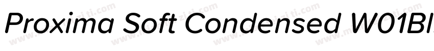 Proxima Soft Condensed W01BlkIt字体转换
